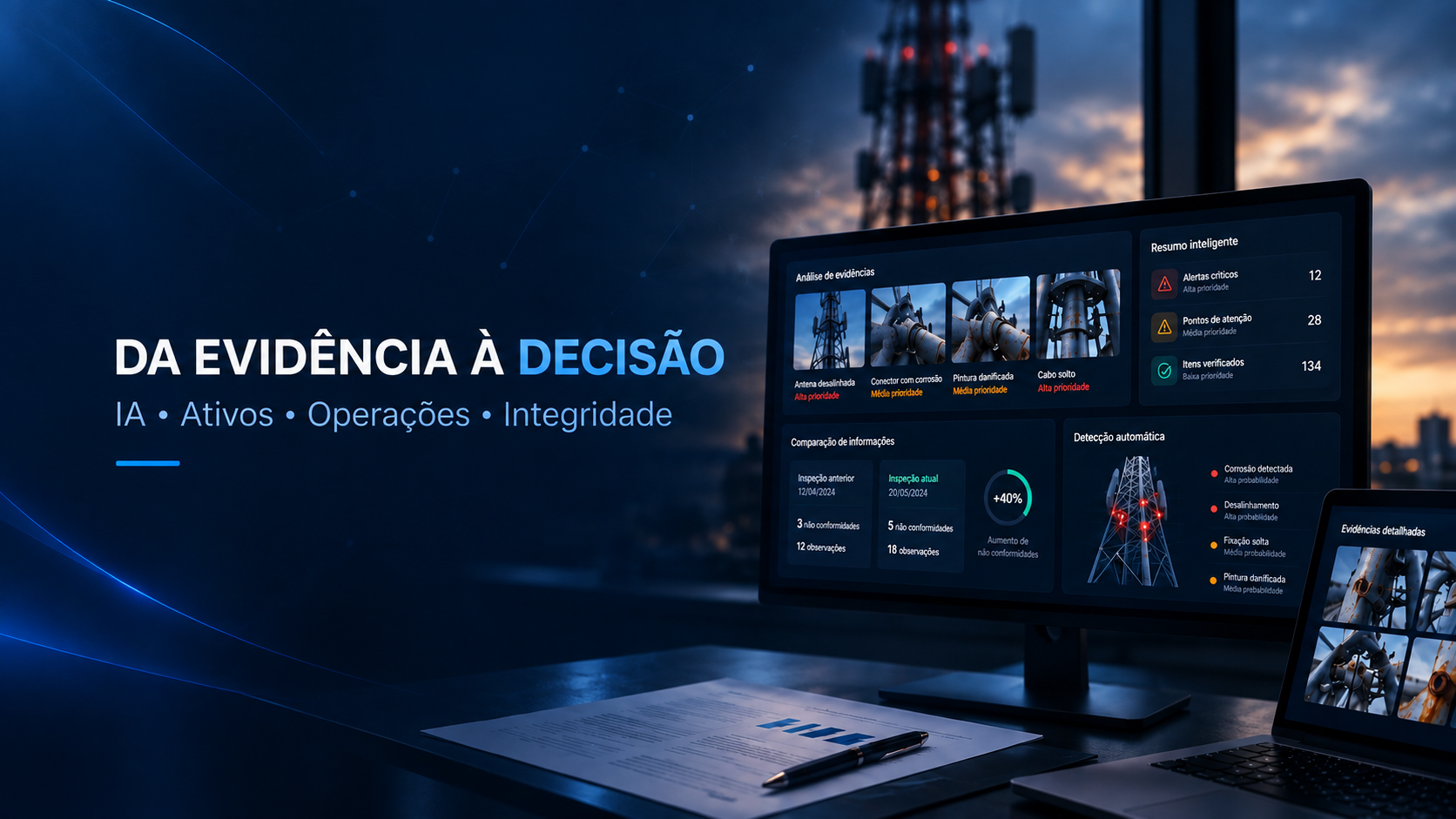 Backoffice Previx com dashboard, mapa e indicadores de ordens de serviço